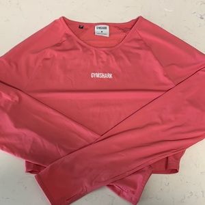 Gymshark cropped long sleeve. Size Medium